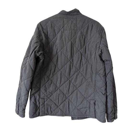 J,Crew Sussex Quilted Jacket Gray Primaloft Utility Field Coat Barn Medium RARE - Picture 3 of 9